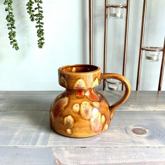 Vintage Other - Vintage Ceramic Pottery Pitcher Ewer Vase